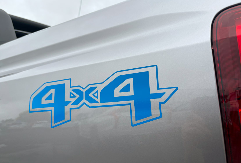 4x4 custom vinyl decal