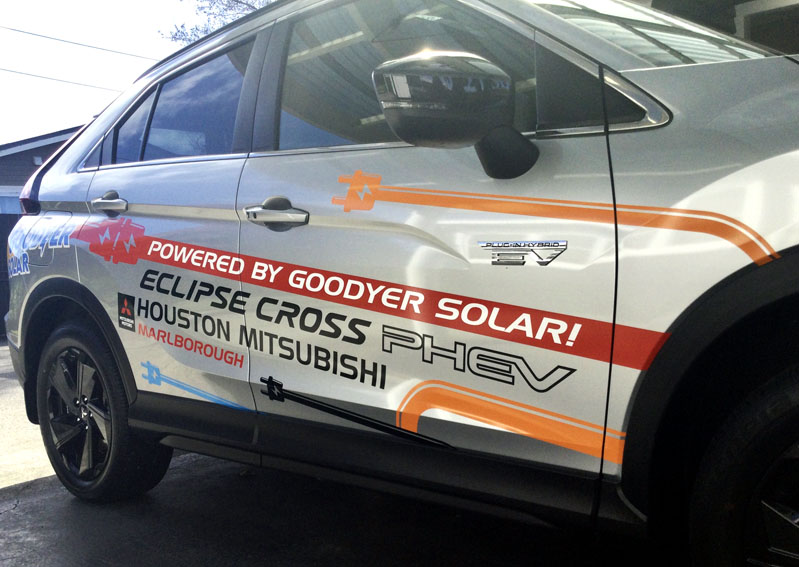 Goodyer Solar Mitsubishi vehicle graphics
