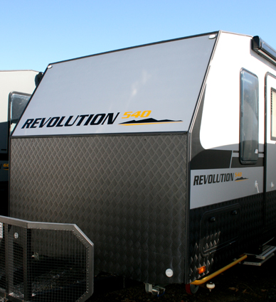 Revolution — after vehicle graphics