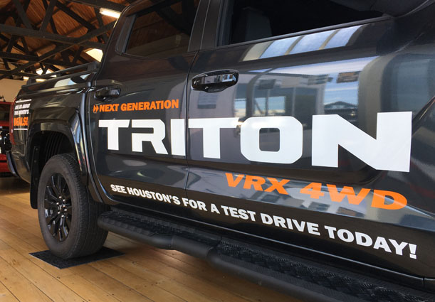 Triton VRX — vehicle graphics